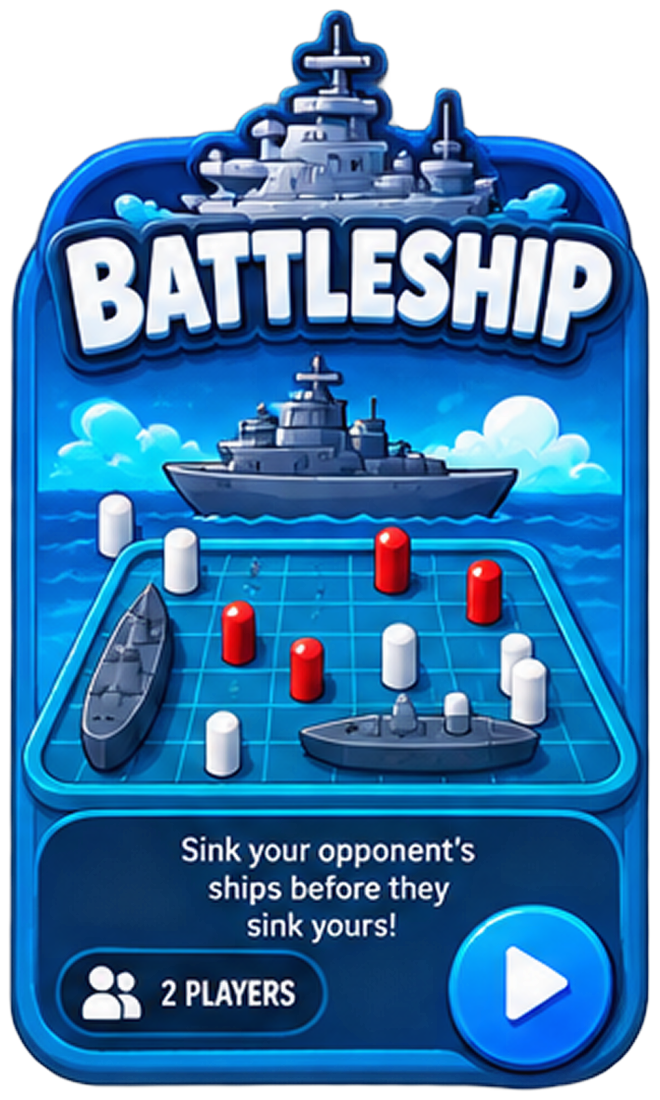 Battleship game card